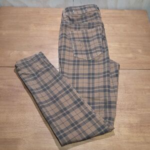 American Eagle Outfitters Brown Black Plaid Pants